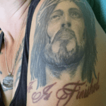 jesus shoulder tattoo