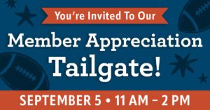 Member Appreciation Tailgate Party Banner